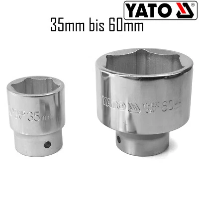 YATO Chiave a Bussola Dadi Inserto 3/4 " Esagonali 35mm - 60mm - Immagine 1 di 3