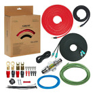 4 Gauge Amp Wiring Kit, 100% (OFC) 3000W Complete Amplifier Wire Installation Ac