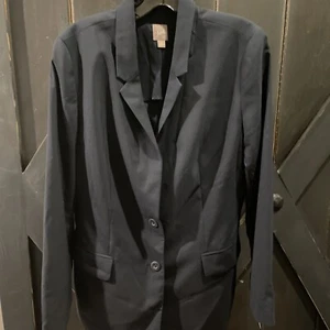 J Jill Women Work Navy Ponte Blazer 100% Wool Jacket RN 97641 2 Buttons Size 12 - Picture 1 of 7