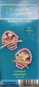 ¡¡De colección!! ¡nip!¡KIT DE CUENTAS MERRI MAC PINES DE CESTA FLORAL HACE 5 - Imagen 1 de 1