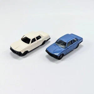 Herpa 1:87 HO Scale BMW e21 323i 730i Model Car Vintage Lot Of 2 - Picture 1 of 10