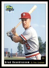 1991 Classic Best St. Petersburg Cardinals Brad Beanblossom St. Petersburg