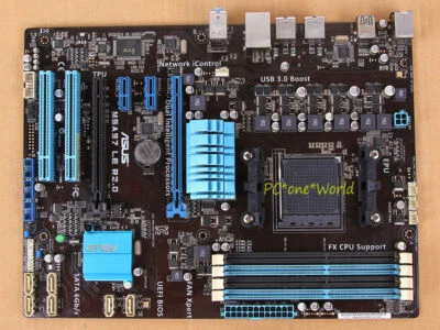 ASUS M5A97 LE R2.0 motherboard AM3+ DDR3 AMD 970 100% working - Image 1 of 4