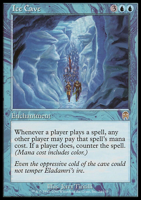 MTG Magic the Gathering Ice Cave (24/148) Apocalypse LP - Image 1 of 1