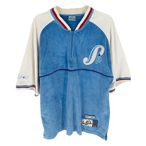 Southpole Velour Jacket Men Large All Players League Baseball Varsity Jersey - Picture 1 of 15