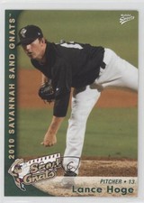 2010 MultiAd Sports Savannah Sand Gnats Lance Hoge #18