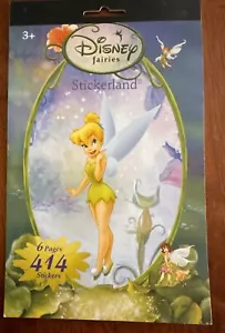 Disney Fairy Tinkerbell Castle Princesses Stickerland Book Lot Of 4 - Picture 1 of 8