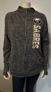 Mens sz XL NHL Buffalo Sabres Hockey Hooded Zip-up jacket with pockets - Picture 1 of 4