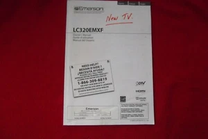 EMERSON TV OWNER MANUALE GUIDA RAPIDA LC320EMXF - Foto 1 di 2