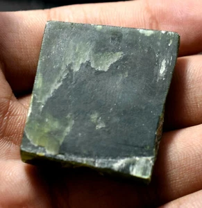 92.80 Ct Natural Green Serpentine Untreated Translucent Specimen Slab - Picture 1 of 3