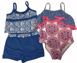 Extremely Me! Girls Bathing Suits Size (5/6) Talla  Lot Of Two - Picture 1 of 4