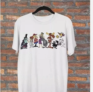 Rocky & Bullwinkle Show T-shirt Unisex Cotton Tee All Size S to 5XL - Picture 1 of 6