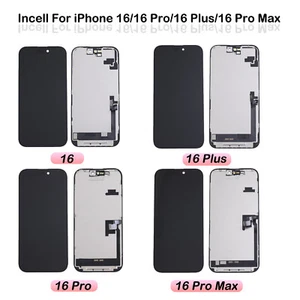 NEW iPhone 16/16 Pro/16 Plus/16 Pro Max Incell LCD Display Touch Screen Assembly - Picture 1 of 31