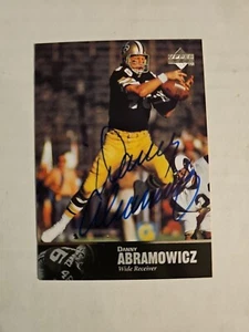 1997 UPPER DECK LEGENDS DANNY ABRAMOWICZ AUTOGRAPH AUTO AL-74 SAINTS - Picture 1 of 2