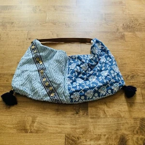 Macchia Di Ruggine Bag Tote With  Tassels Leather Strap, sequins RARE - Picture 1 of 10