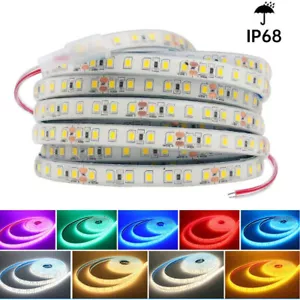 ip68 Impermeabile Striscia LED Luce Flessibile 2835 120LED/m Fune al Neon Lampada a Nastro - Foto 1 di 26