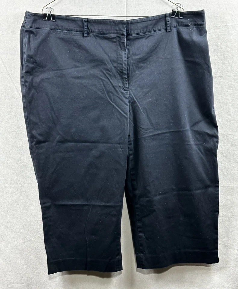 Apostrophe Women's Black Capri Pants Plus Size 20W - Image 1 of 4