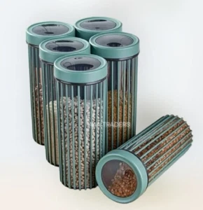3 LINEA SAKLAMA KABI SET STORAGE CONTAINERS SET ,STYLISH LINED(RANDOM COLOUR) - Picture 1 of 9