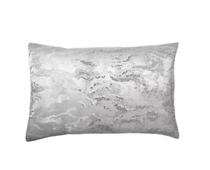 Donna Karan Collection Luna Standard/Queen Sham Woven Jacquard Platinum $165 - Picture 1 of 3