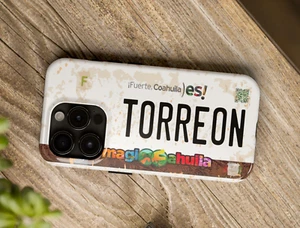 Torreon Coahuila Mexiko Nummernschild robuste Handyhülle | Vintage inspiriertes Design - Bild 1 von 65