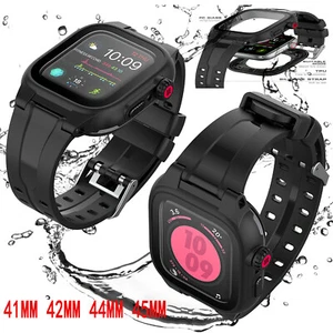 41/42/44/45MM For Apple iWatch Series 1 2 3 4 5 6 SE Waterproof Case Full Cover - Picture 1 of 11