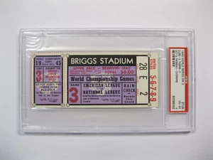 1945 World Series Game 3 Briggs (PSA VG-EX 4) PSA Certified Encap - Picture 1 of 2