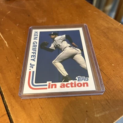 2012 Topps Archives Ken Griffey Jr. 1982 In Action #821A-KG - Image 1 of 2