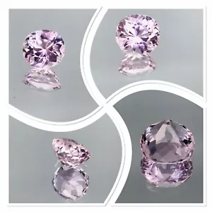 Kunzite Pink Fancy Cushion Precision Cut Ultra Refractive 5.45 Carat Untreated - Picture 1 of 9