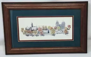 Autumn at Temple Square - Druck - SIGNIERT Chad Hawkins - Bild 1 von 9