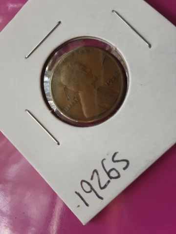 1926 s Lincoln wwheat penny 1c error coin struck through Cover