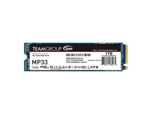 Team Group MP33 M.2 2280 1TB PCIe 3.0 x4 with NVMe 1.3 3D NAND Internal Solid - Picture 1 of 4
