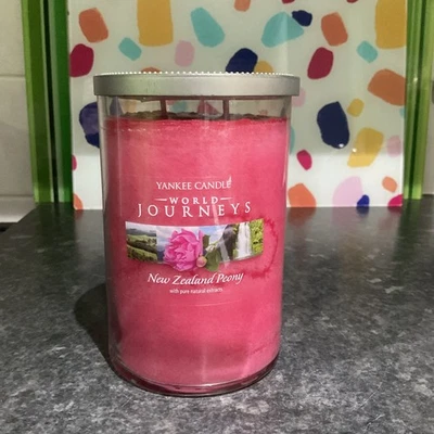Yankee Candle  New Zealand Peony 2 Wick  Large Tumbler 566g  - Image 1 of 4