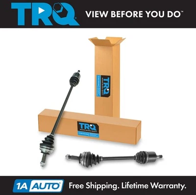 TRQ Front CV Axle Shaft Assembly Set Fits 1992-2000 Honda Civic - Изображение 1 из 4