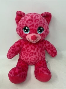 Build A Bear Sweet Scented Leopard Pink Cat Teddy Plush Stuffed Animal - Picture 1 of 9