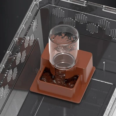 Alimentador automático de louça de água réptil ferramenta potável para lagartixas cobras tartaruga - Imagem 1 de 2