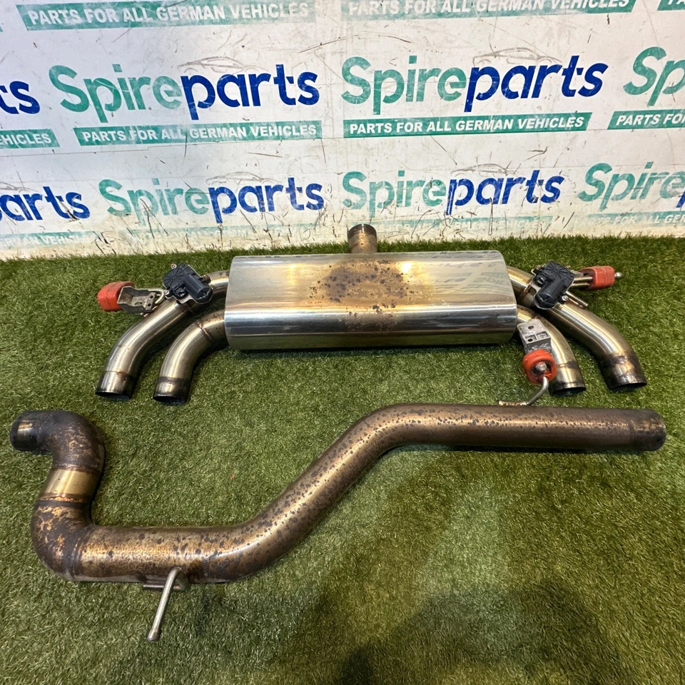 2017 VW GOLF R MK7 AUDI S3 2.0L STANDARD EXHAUST CAT BACK GENUINE STOCK QUAD TIP - Image 1 of 4