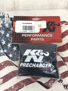 K&N Air Filter Wrap For PRECHARGER WRAP, BLACK, YAMAHA YA-6504PK NEW SEALED - Picture 1 of 2
