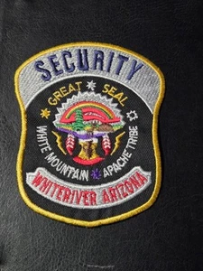 White Mountain Apache Tribal Security Patch Hard To Get Find - Picture 1 of 2
