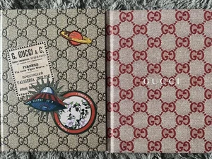 Gucci Notebook books Limited Set 2 My Gucci Book & My Scrap Book Japan NEAR MINT - Picture 1 of 4