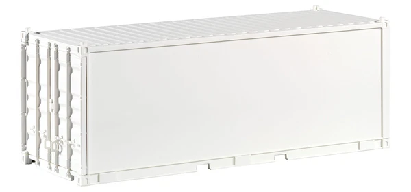 Piko 36302 G Scale Container 20ft Undecorated White - Image 1 of 1