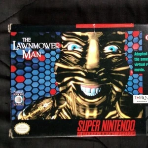 The Lawnmower Man Super Nintendo Game SNES CIB - Picture 1 of 5