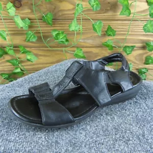 Clarks Women's Artisan Gladiator Black Leather Size 9.5M Used 2025 - Picture 1 of 7