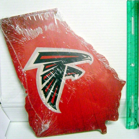 Atlanta Falcons NFL Football State Georgia Wooden Wall Decoration Fan Creations Cover