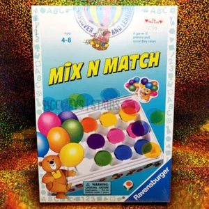1996 RAVENSBURGER MIX N MATCH Farbspiel durchscheinende Scheiben Vintage VERSIEGELT SELTEN - Bild 1 von 7