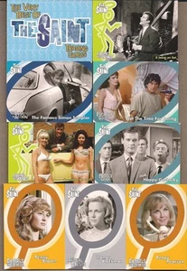 VERY BEST OF THE SAINT CARDS INC 2002 ROGER MOORE FULL 100 CARD BASE SET W/ WRAP - Bild 1 von 1