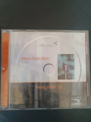 Alpen Alpi Alps 2001  Navigation CD Blaupunkt Travel Pilot DX Tele Atlas - Bild 1 von 3