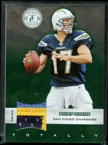 Philip Rivers 2011 Panini Totally Certified Emerald Green Patch Jersey 5/5 - Picture 1 of 2