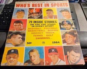 Whos' Best In Sports Sport Magazine Mantle Koufax Mays Tittle Clay Robertson - Picture 1 of 1