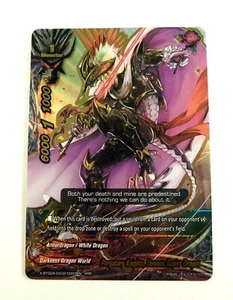Buddyfight X-BT02A-SS02/0003EN RRR Purgatory Knights Demons Rapier Dragon Card - Picture 1 of 5
