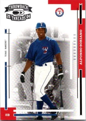 2004 Donruss Throwback Threads #189 Alfonso Soriano - Image 1 of 2
